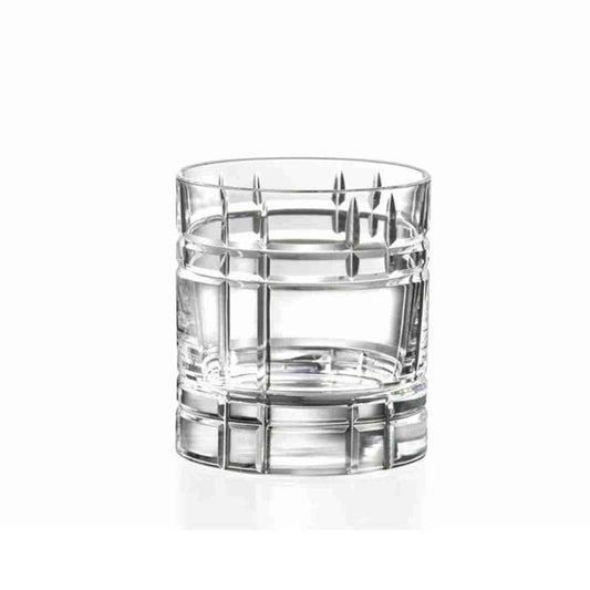 RCR Any DOF Crystal Whiskey Glasses, 340ml, Set of 6