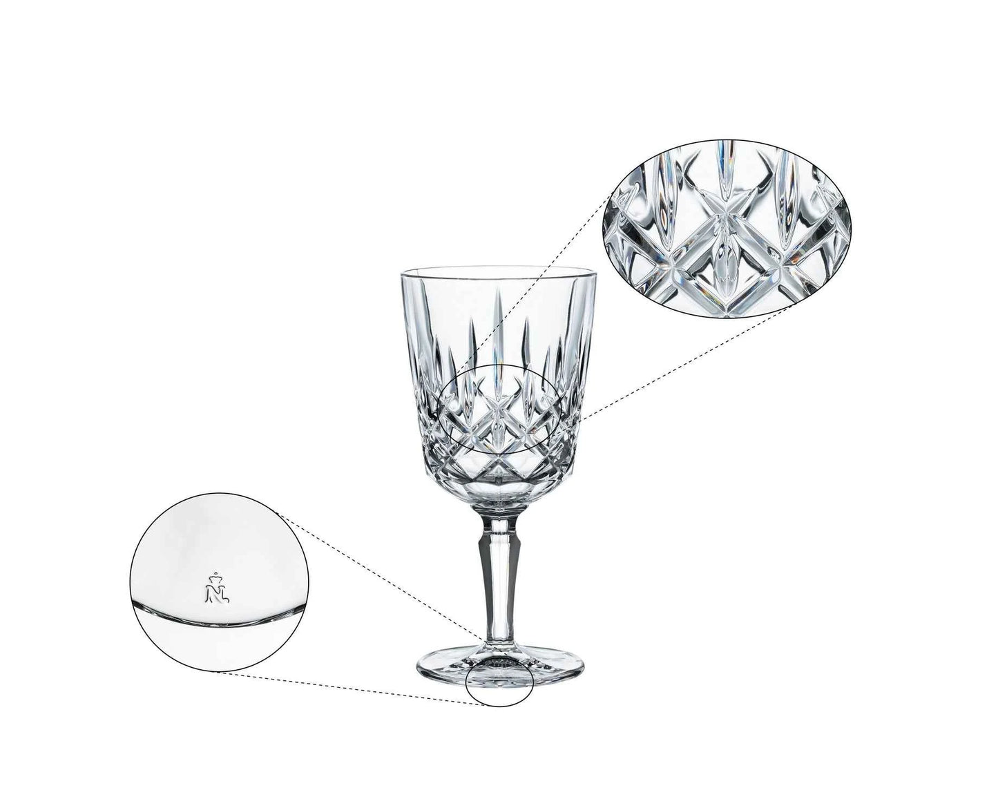 Nachtmann Noblesse Wine Glasses, 355ml, Set of 6