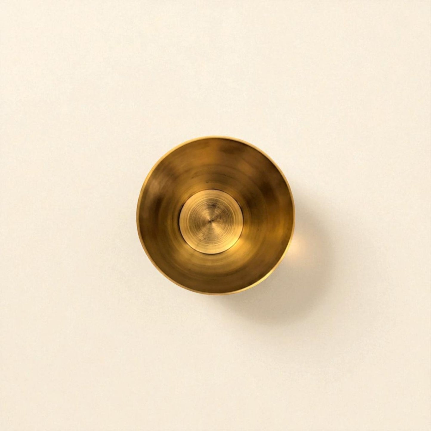 The Big Deluxe Lassi Brass Glass, 400ml