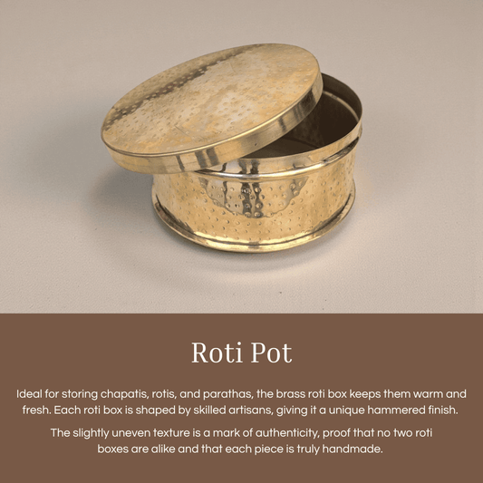 Tamira Pure Brass Roti Pot