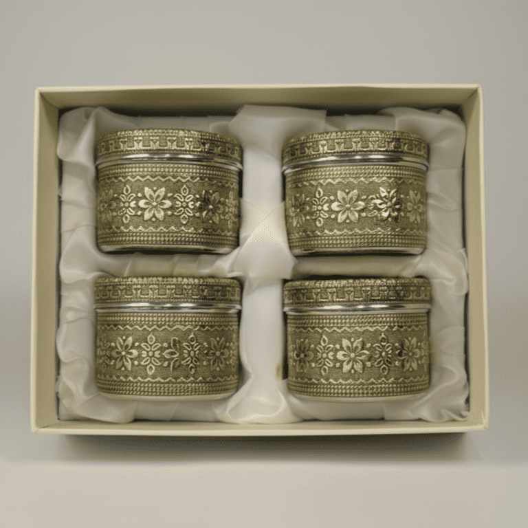 Retro Jar Set of 4 with Gift Box by Lily