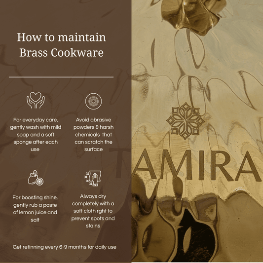 Tamira Pure Brass Madurai Handi, 4L