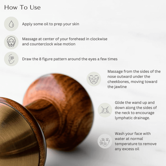 How to use a kansa wand massager banner with instructions