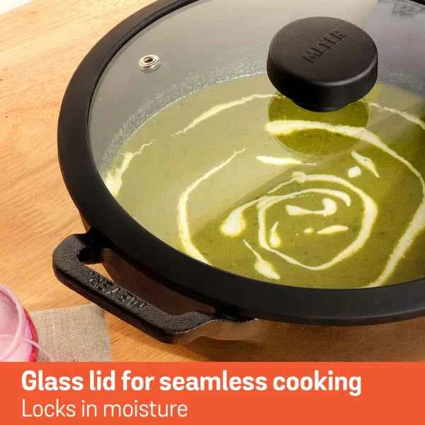 Meyer Cast Iron Sauteuse 24cm, Pre-Seasoned (Copy)