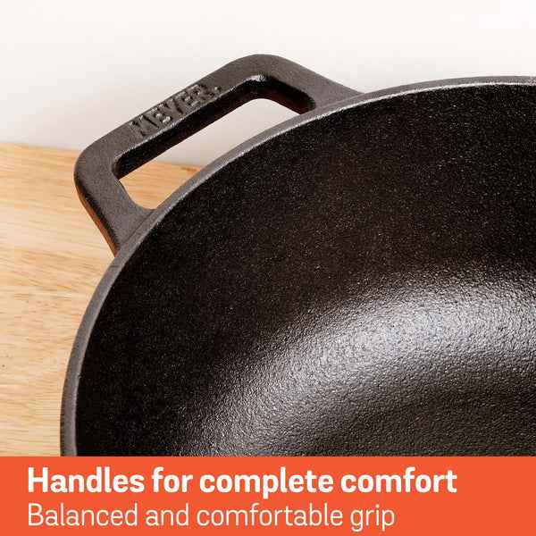 Meyer Cast Iron Sauteuse 24cm, Pre-Seasoned (Copy)