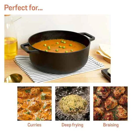 Meyer Cast Iron Sauteuse 24cm, Pre-Seasoned (Copy)