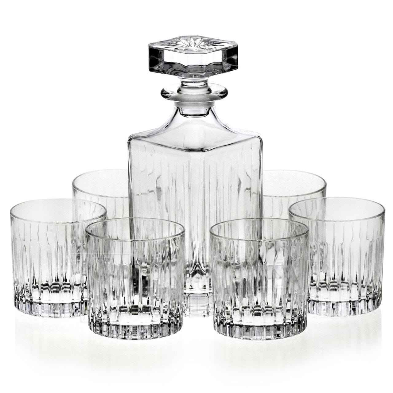 RCR Timeless 7 pcs Whiskey Set with 1 Decanter & 6 glasses