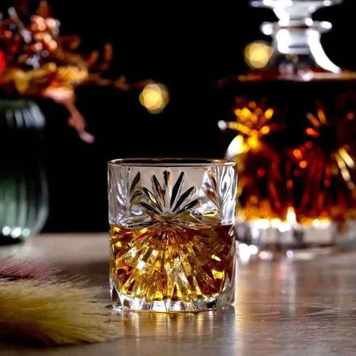 RCR Oasis DOF Crystal Whiskey Glasses, 340ml, Set of 6