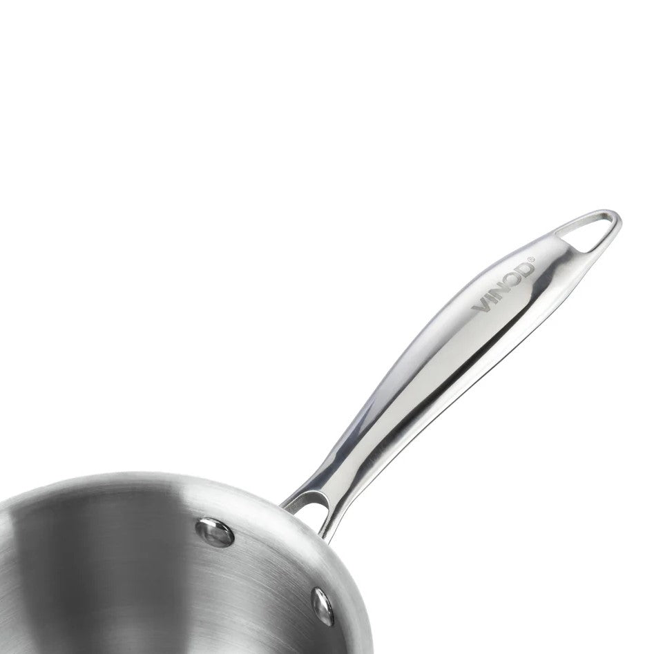 Vinod Platnum series riveted handles triply stainless steel