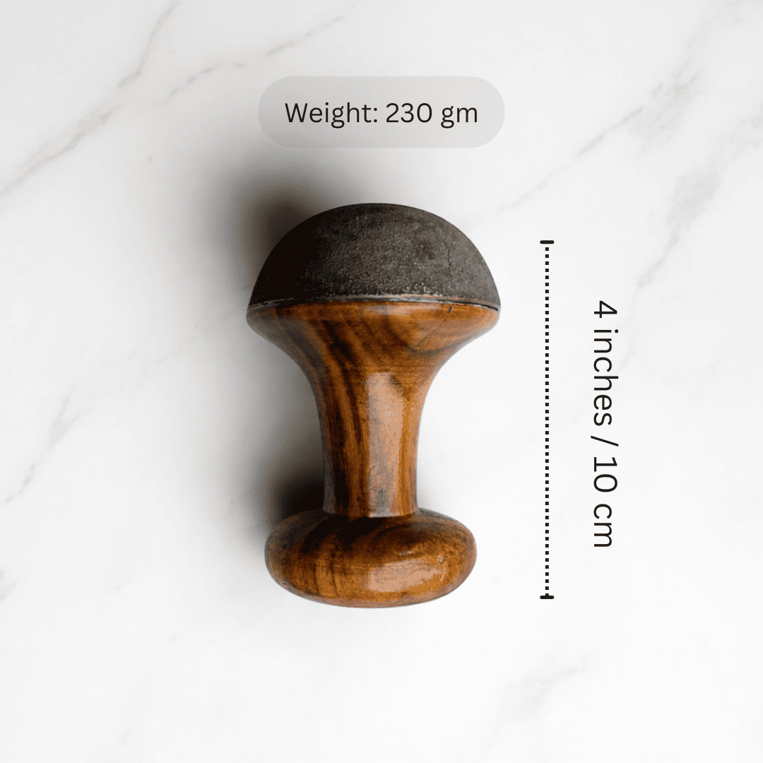 Kansa Wand Massager, Rough Surface for Exfoliation