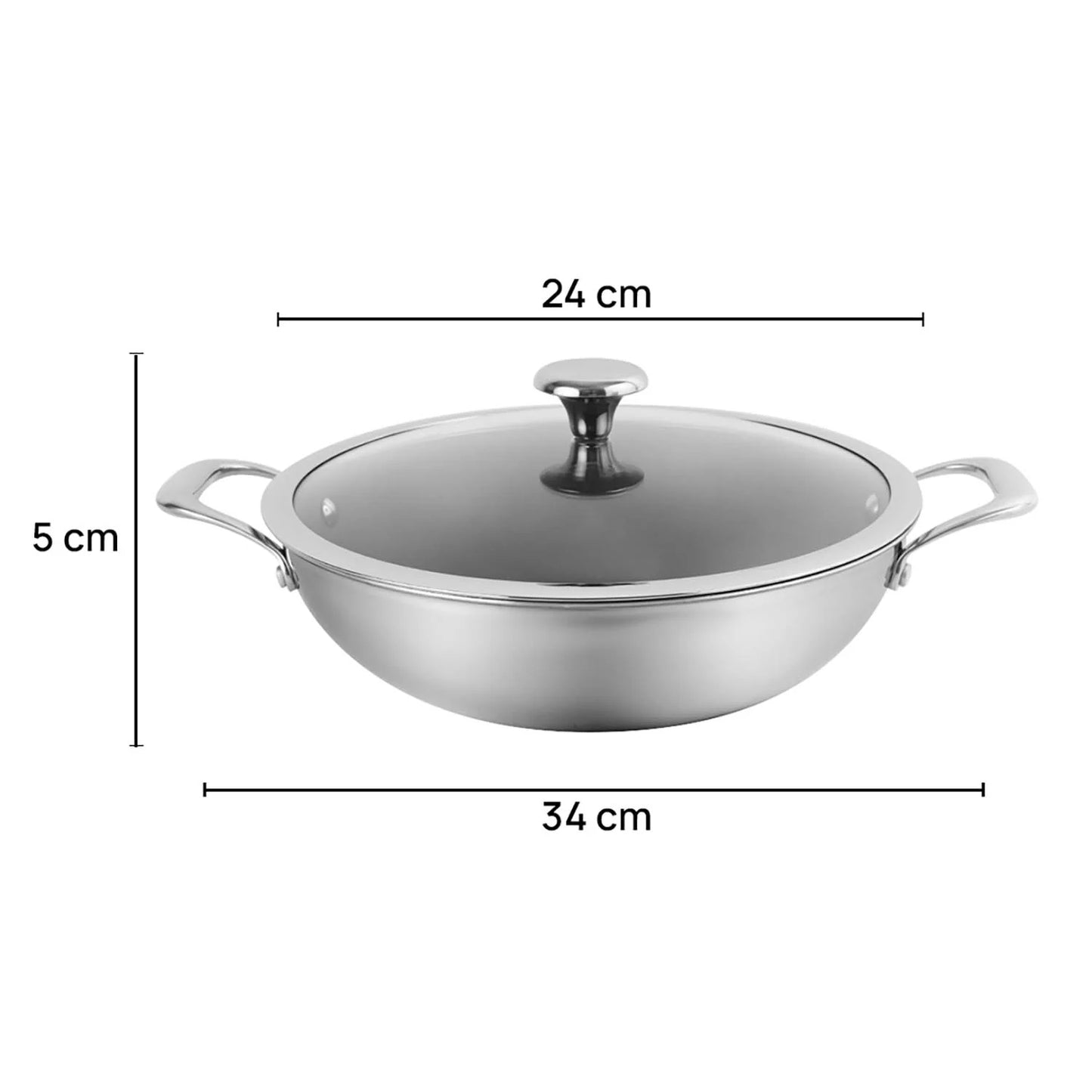 corelle duranano kadai with lid dimensions banner 24cm