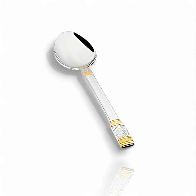 FnS Celebration 1 pc Serving Spoon Large, 24 Carat Gold Plated
