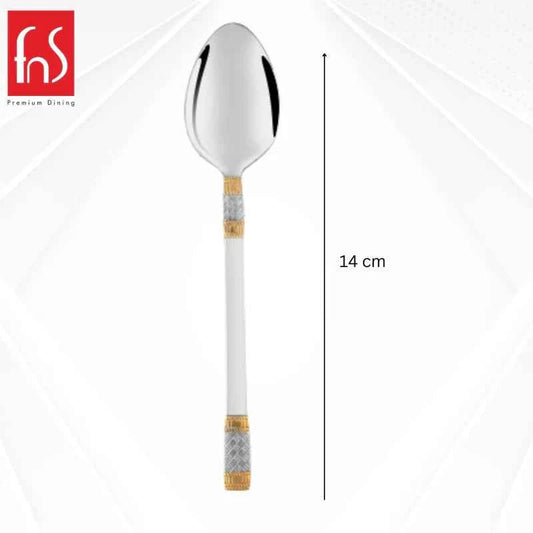 FnS Celebration 6 pcs Tea Spoon, 24 Carat Gold Plated