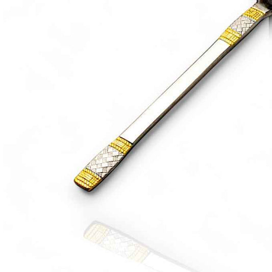 FnS Celebration 1 pc Veg Serving Spoon Large, 24 Carat Gold Plated