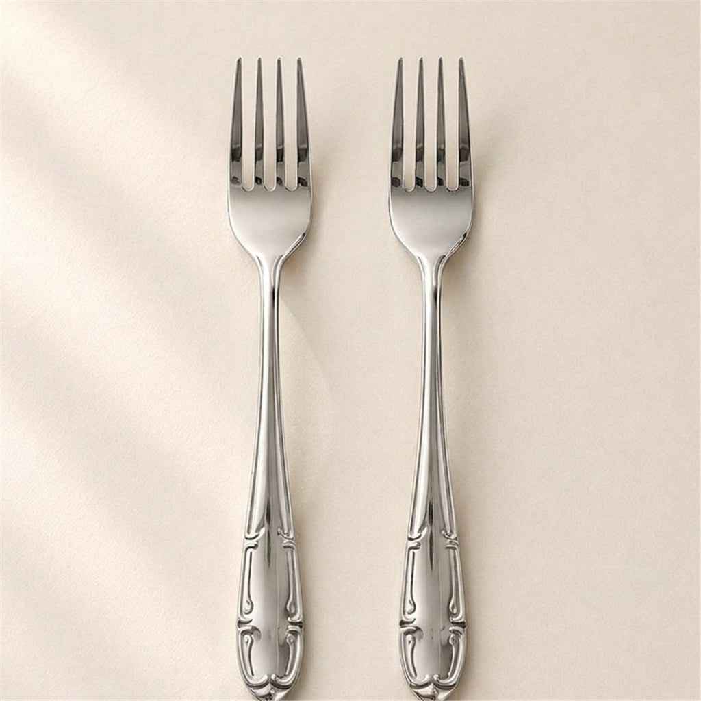Kishco Cutlery French Stainless Steel Table Fork, Set of 2