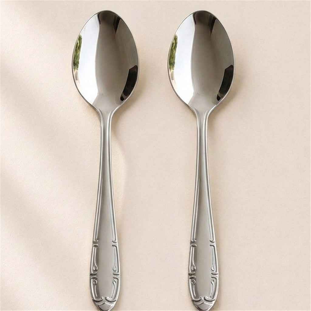 Kishco Cutlery French Stainless Steel Table Spoon, Set of 2