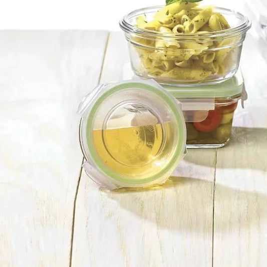 GlassLock Korea Food Container, Round, 160ml, Set of 2