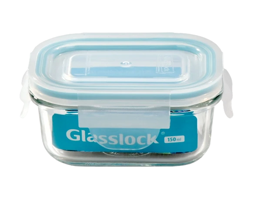 GlassLock Korea Food Container, Rectangle, 150ml, Set of 2 Food Container