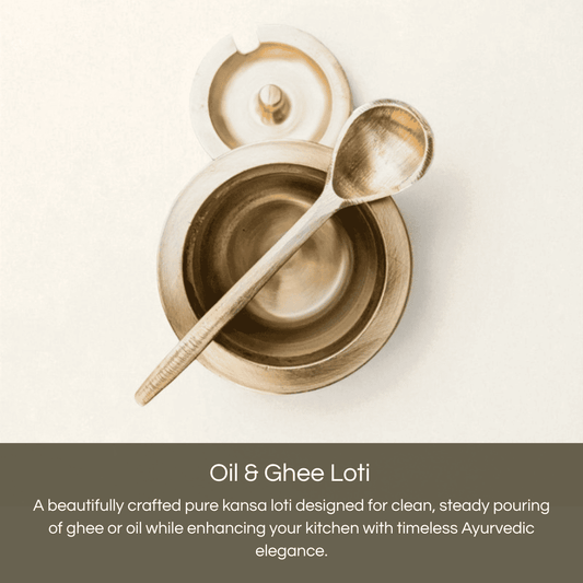 kansa oil ghee loti large 21