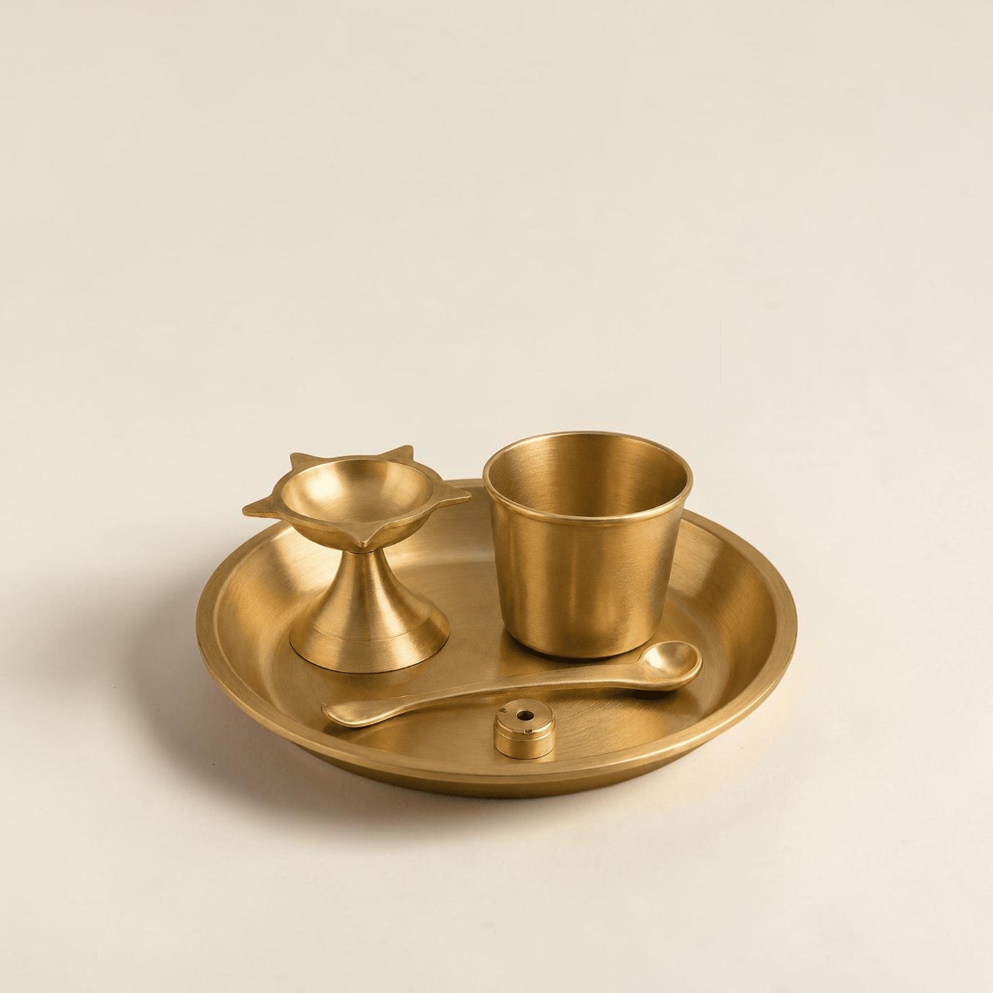 Kansa Pooja Set Medium, (with Gift Box), 6 pcs set