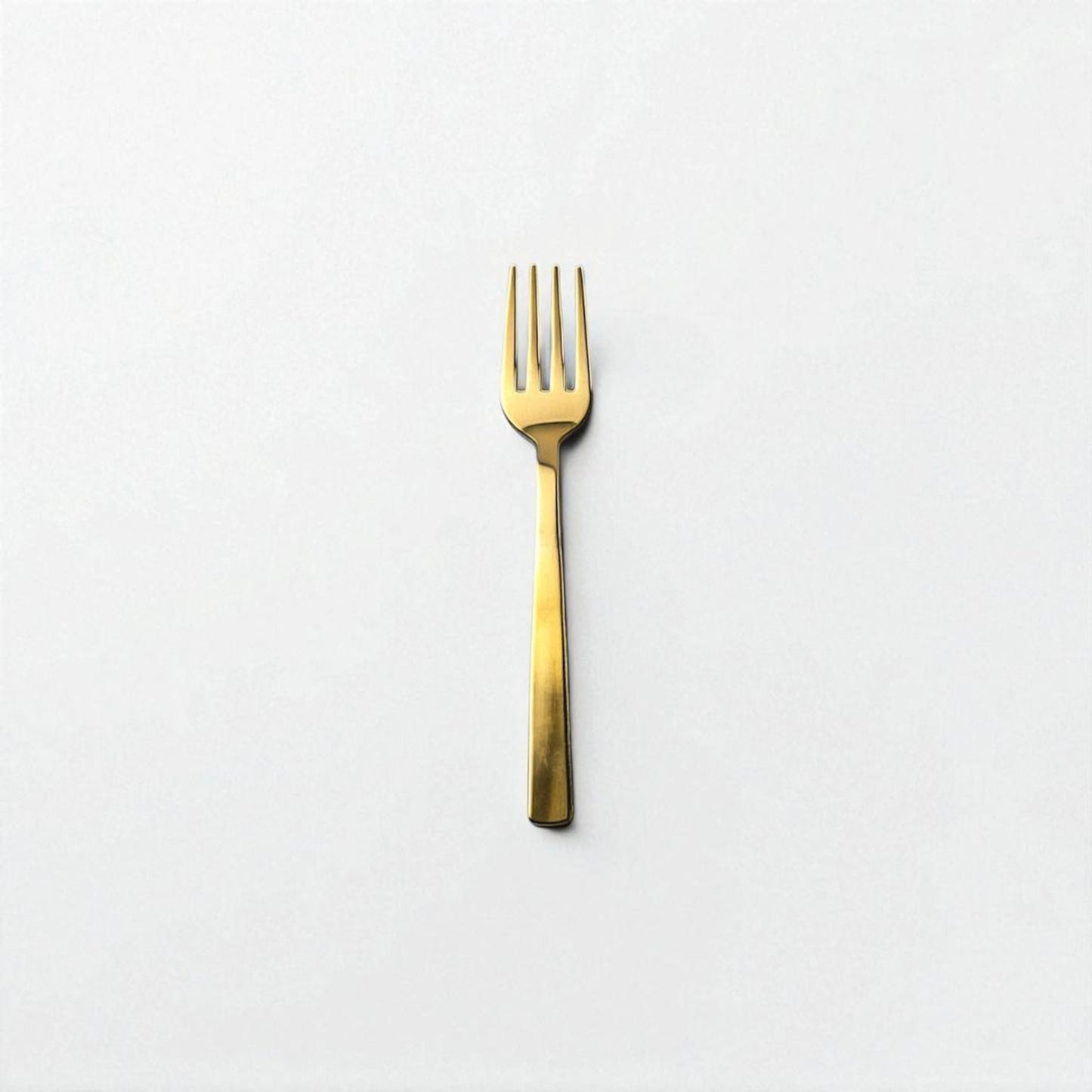 Kishco Cutlery Gold PVD Baby Forks with sleek gold finish for stylish baby feeding