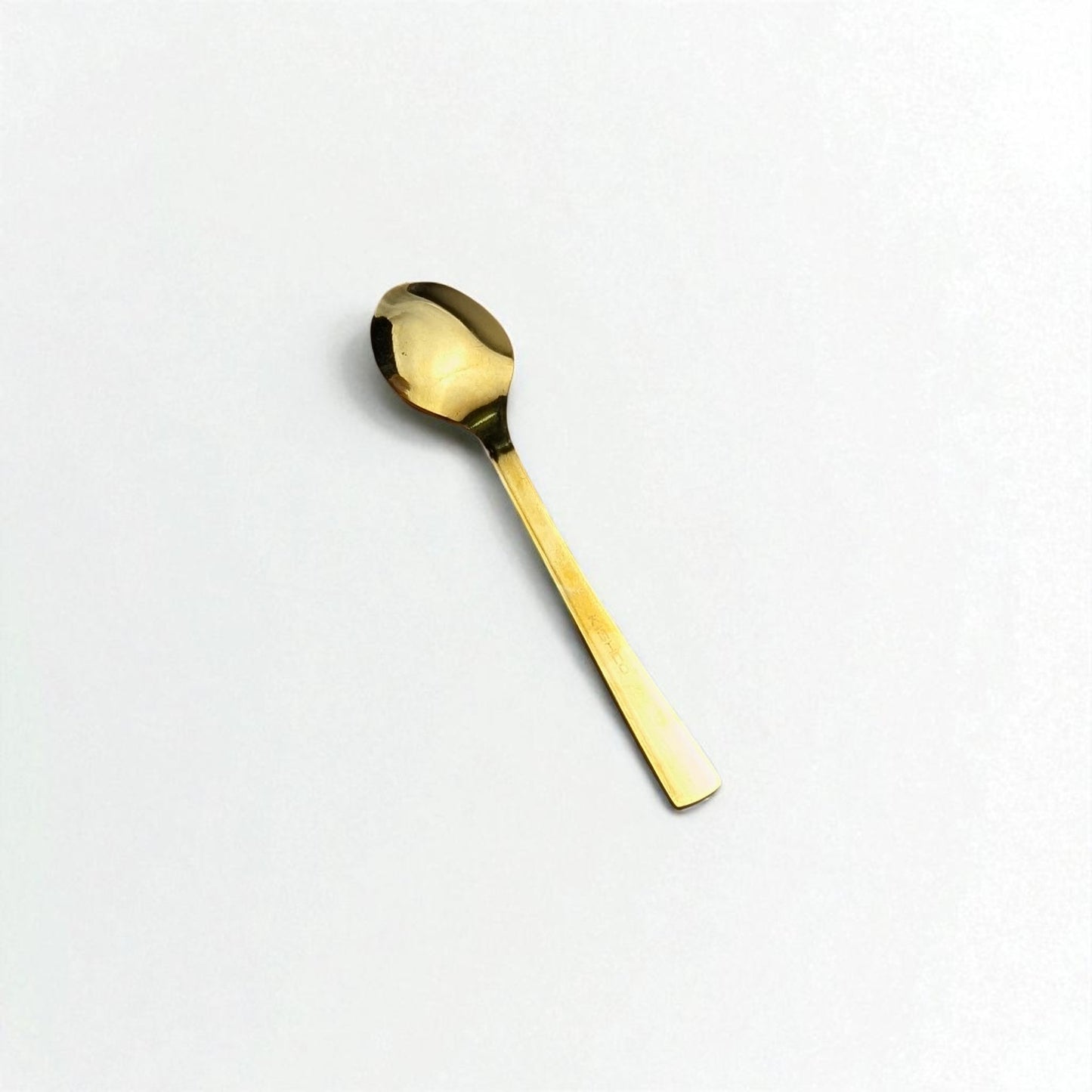 Kishco Cutlery Gold PVD Coffee Spoon with sleek design and polished gold finish
