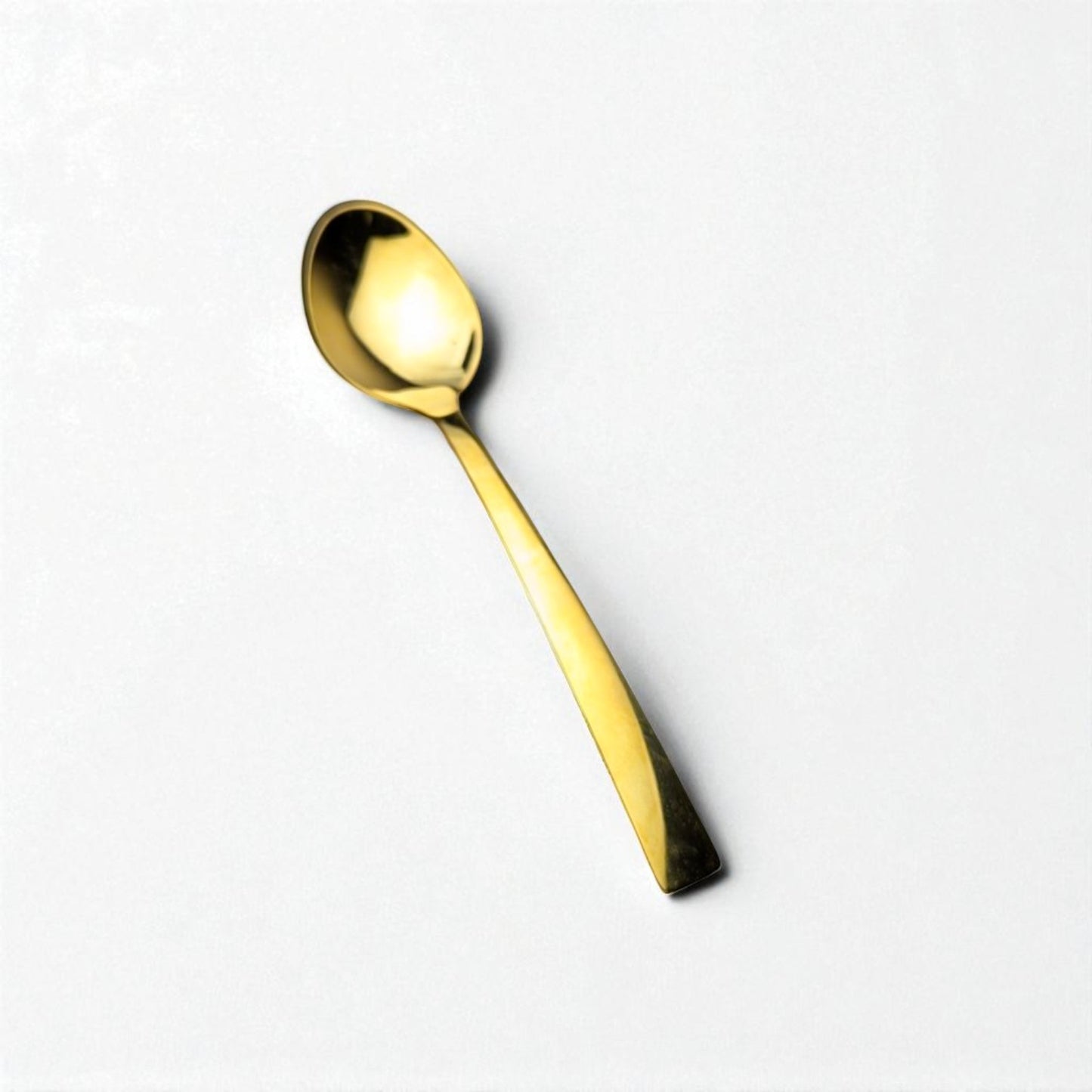 Kishco Cutlery Gold PVD Dinner Spoon with sleek shiny gold finish and modern design