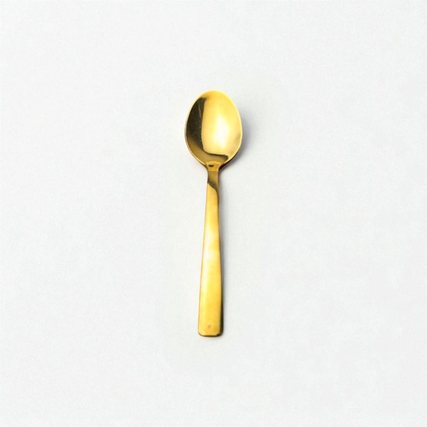 Kishco Cutlery Gold PVD Tea Spoon with sleek gold finish and modern design for elegant tea service