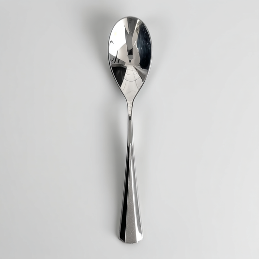 Kishco cutlery Milan dinner spoon with a sleek stainless steel design for elegant dining
