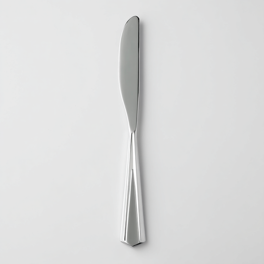 Kishco Cutlery Milan Stainless Steel Dinner Knife with a sleek design and polished finish