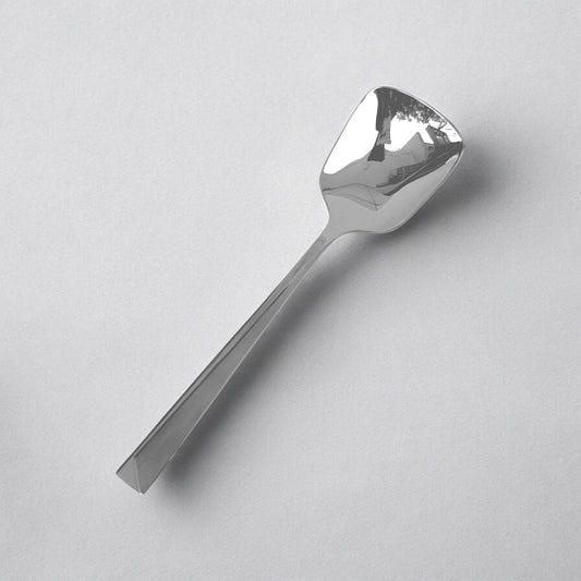 Kishco cutlery Olympus Serving Spoon Square stainless steel serving utensil with polished finish
