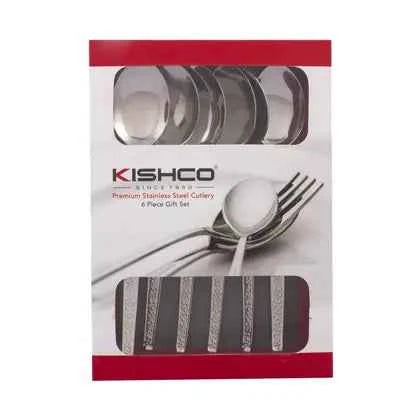 Kishco Cutlery Parma Dinner Spoon set of premium stainless steel spoons in gift box
