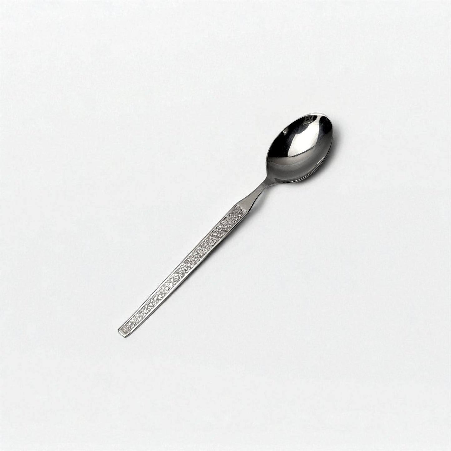 Kishco Cutlery Parma Dinner Spoon with engraved handle in polished stainless steel