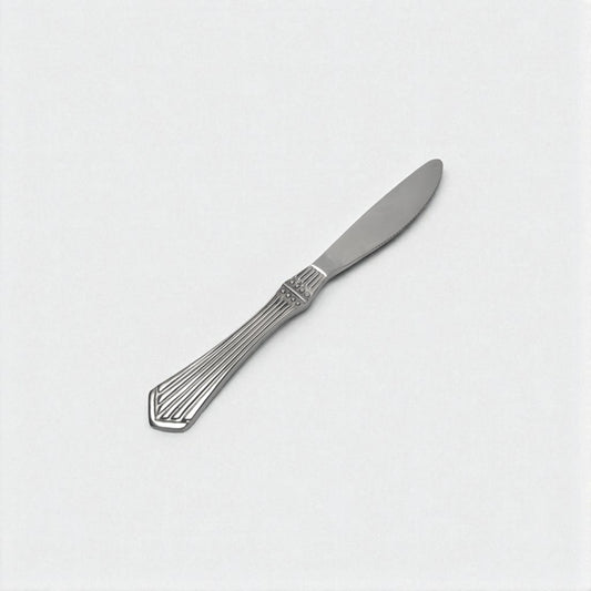 Kishco Cutlery Symphony Dinner Knife with stainless steel blade and decorative handle design