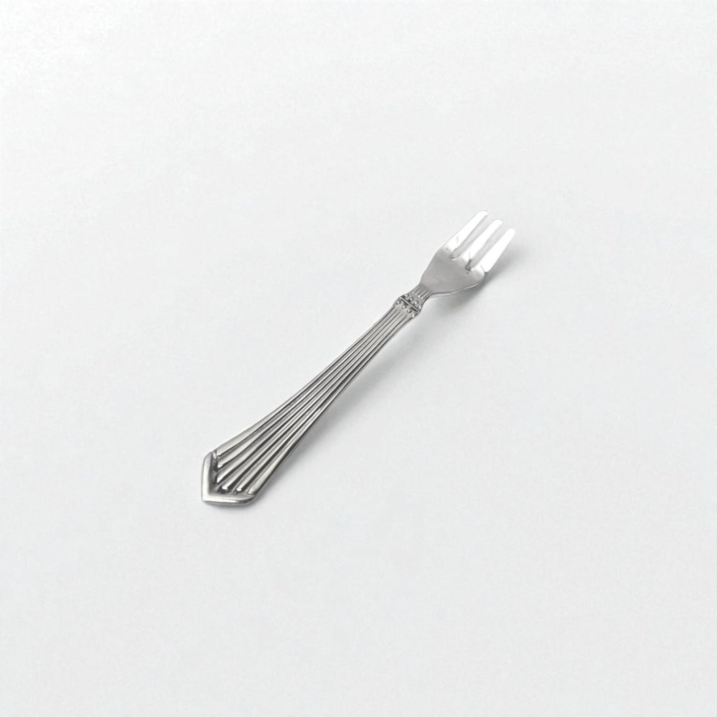 Kishco Cutlery Symphony Fruit Fork stainless steel with elegant striped handle design