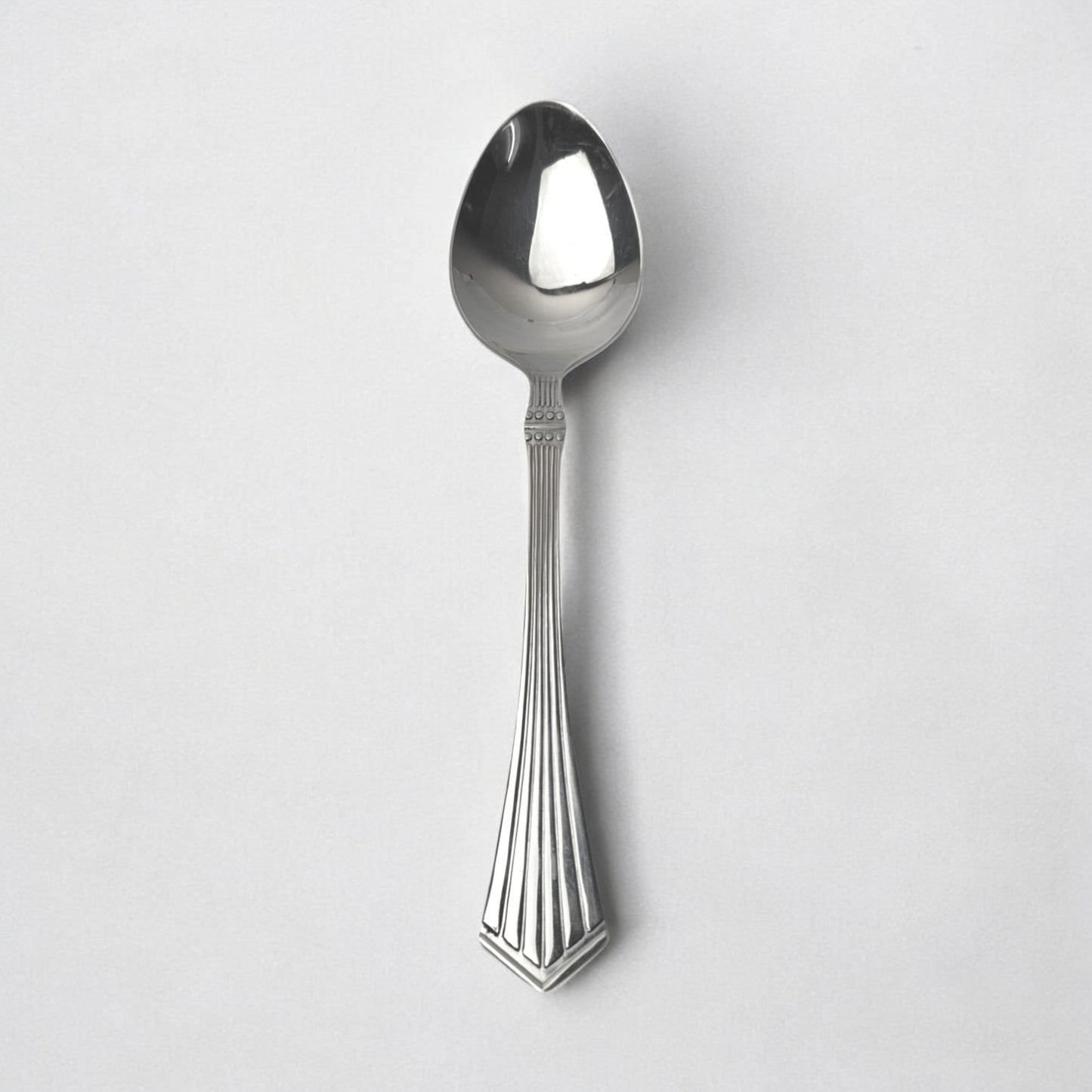 Kishco Cutlery Symphony Serving Spoon Oval stainless steel spoon with decorative handle