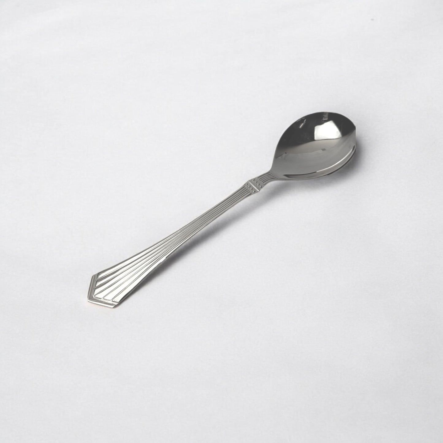 Kishco Cutlery Symphony Serving Spoon Round Large stainless steel serving spoon with elegant handle design