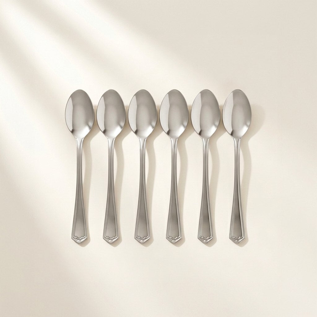 Lighthouse stainless steel baby spoons, set of 6