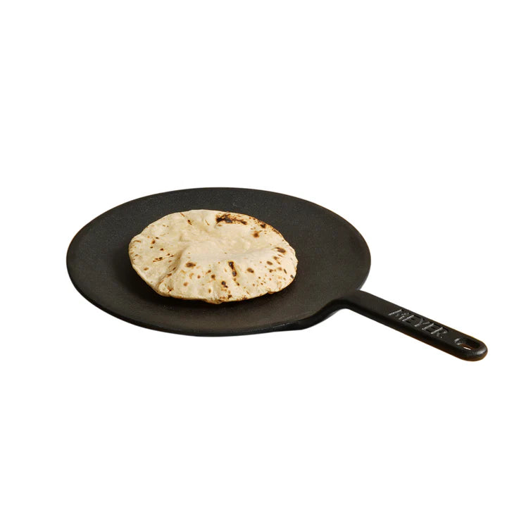 Meyer Pre-Seasoned Cast Iron Roti/Chapati Tawa, 26cm Tawa