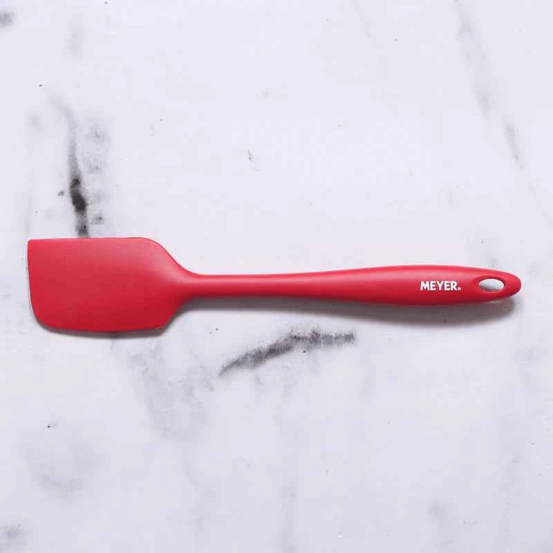 Meyer Silicone Spatula Red with flexible head and ergonomic handle for cooking and baking