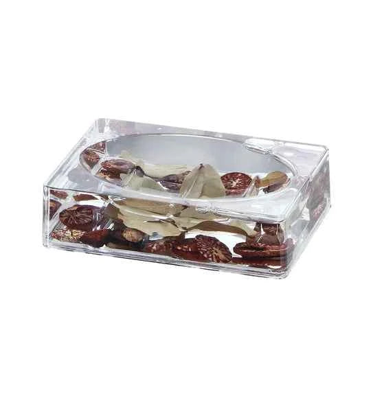 Obsessions Agua Acrylic Bathroom Set, Brown