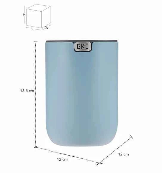 Obsessions Eko Fandy Table Bin 1.5lt, Titanium Blue