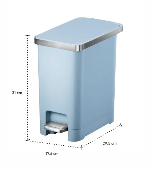 Obsessions Eko Hana Plastic Bin 10L, Blue