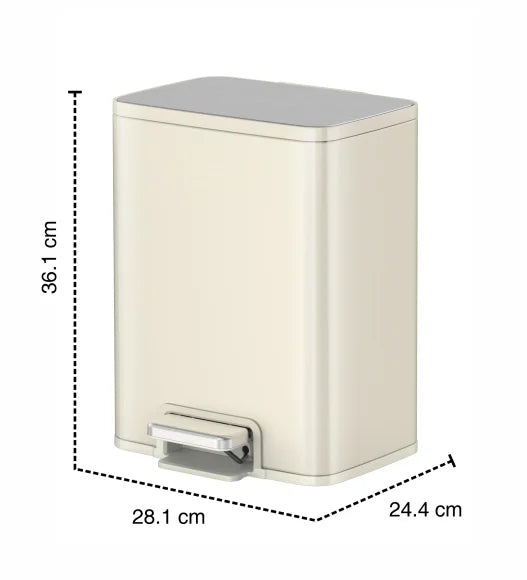 Obsessions Eko Marina Dustbin 11L, Vanilla