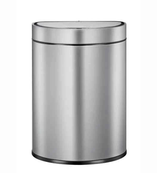 Obsessions Eko Mirage Semi Round Sensor Bin 10L, Metallic