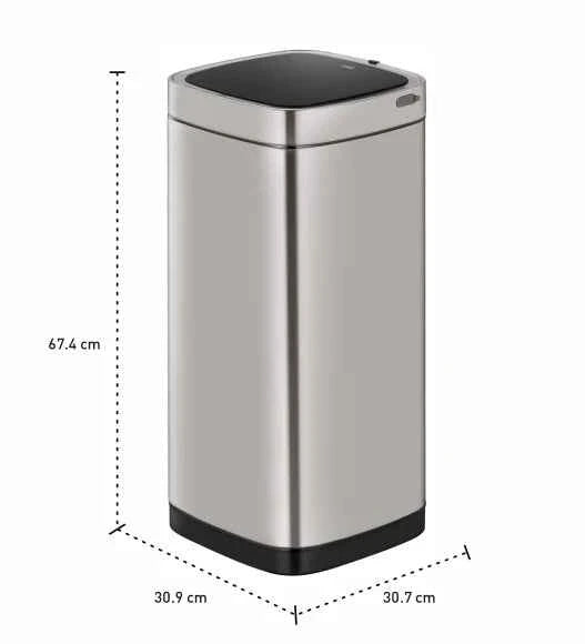 Obsessions Eko Sensor Bin 40L, Grey