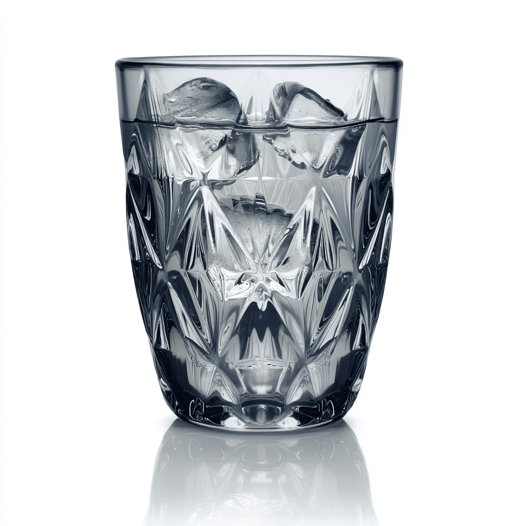 Prisma Colored Glasses Set of 6 Grey 300ml multi-use glass with ice cubes