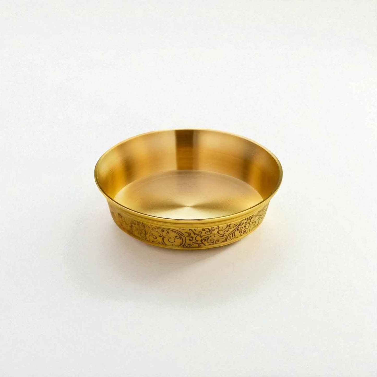 Good Luck Pure Brass Thali Dinner Set, 6 pcs