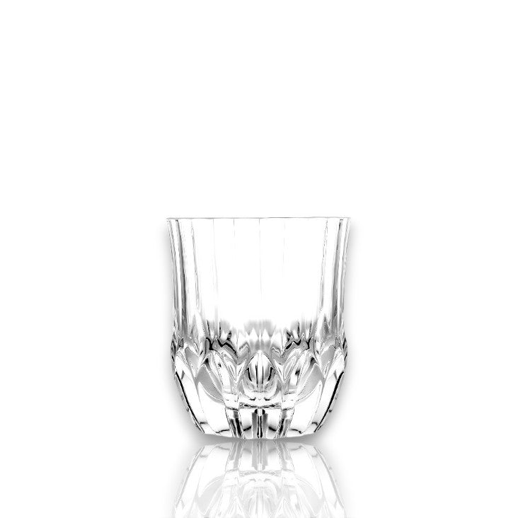 RCR Adagio whiskey glasses with elegant cut design for enjoying fine spirits