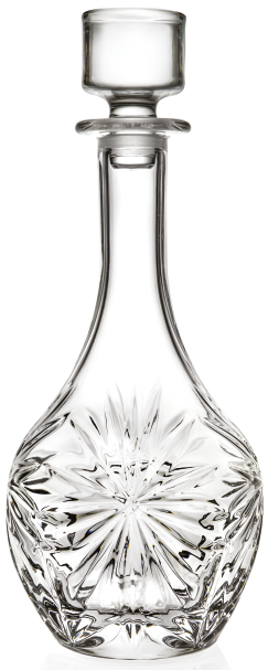 RCR Oasis Round Whiskey Decanter Bottle manufacturer product render